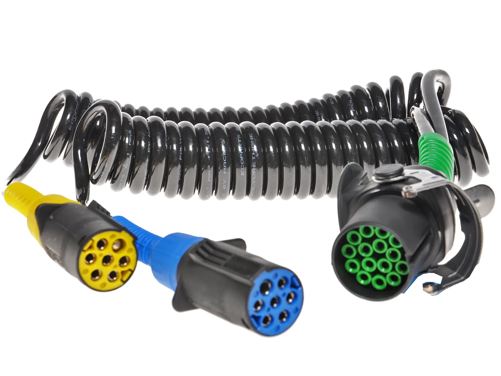Telekabel DUO 1in2 24V Wendel elastisch
